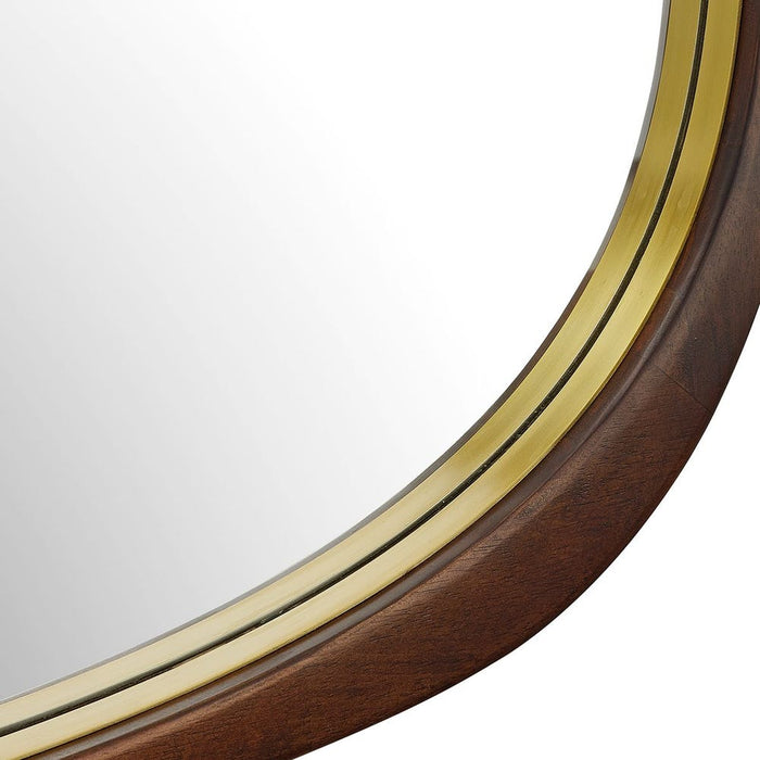 Uttermost Zachari Dark Walnut Wooden Frame Tall Mirror