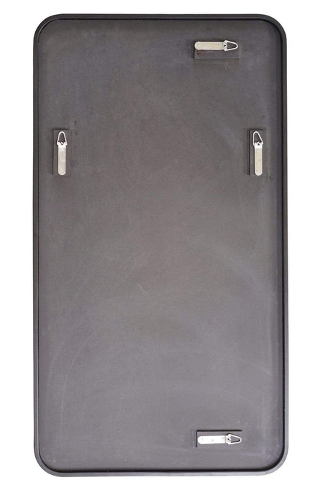 Zoe Brushed Nickel Rectangle Mirror