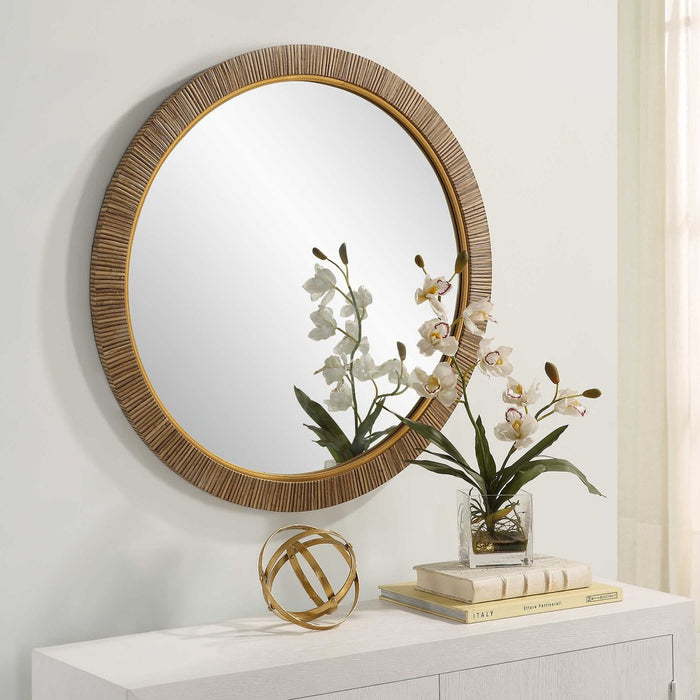Abrielle Round Wall Mirror