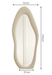 Adalyn Pearl White Wave Full Length Wall Mirror