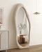 Adalyn Pearl White Wave Full Length Wall Mirror