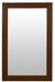 Adi Wall Mirror Mahogany Colour Large: 160cm x 4cm x 100cm
