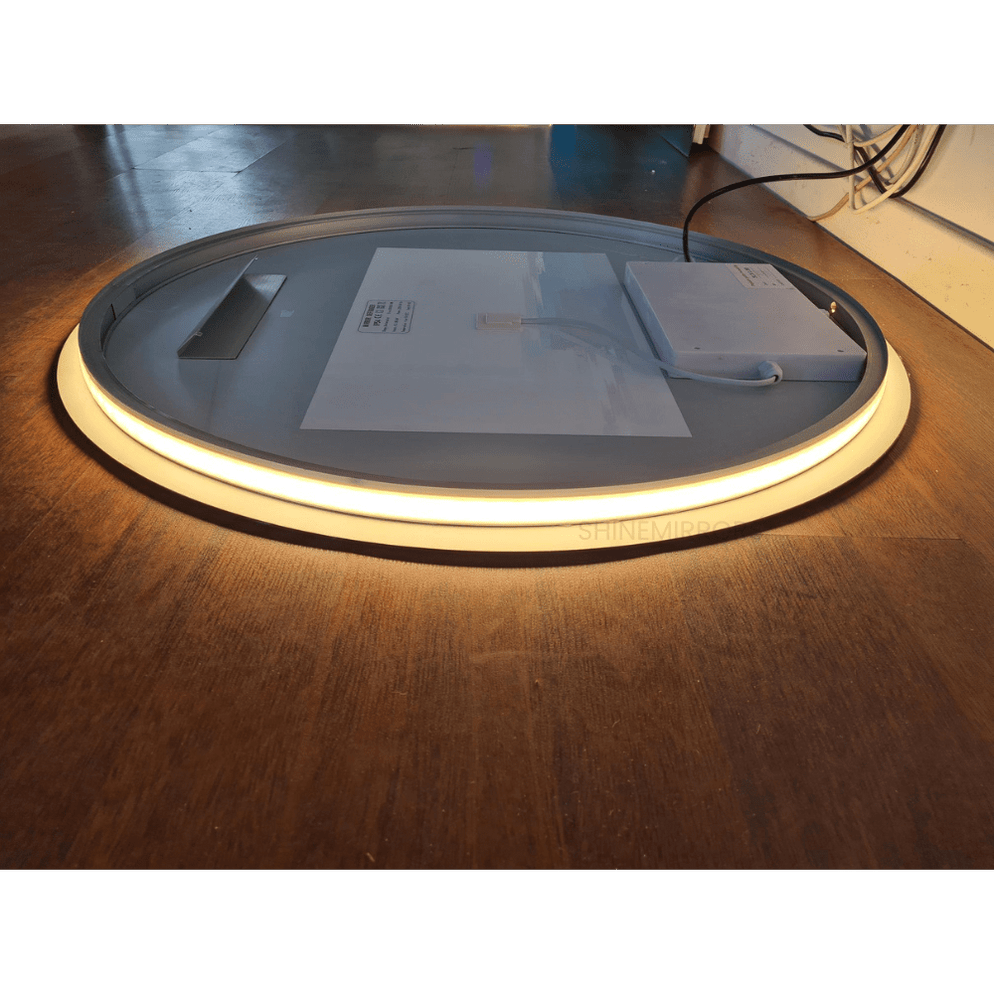 Alessio Round Backlit LED Mirror with Adjustable LED Colour and Option ...