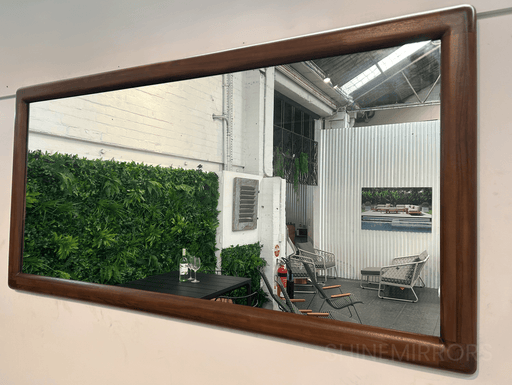 Alicia Brown Teak Large Wall Mirror