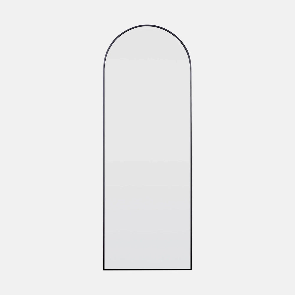 Amber Full Length Matt Black Arch Wall Mirror — SHINE MIRRORS AUSTRALIA