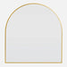 Amber Satin Brass Arch Mirror