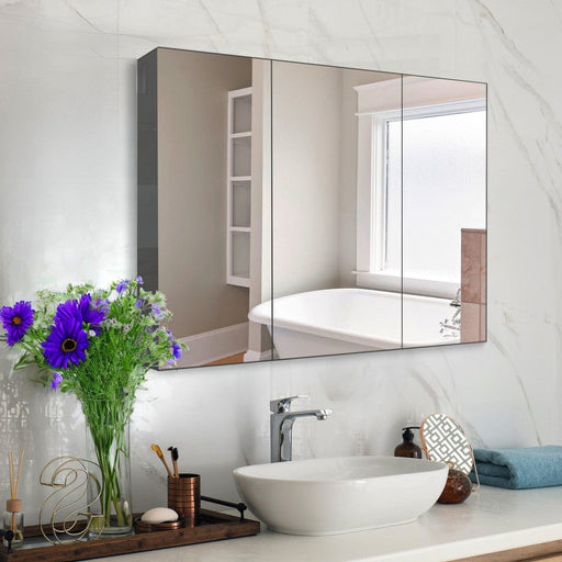Amity Bathroom Mirror Shaving Cabinet 3-Door