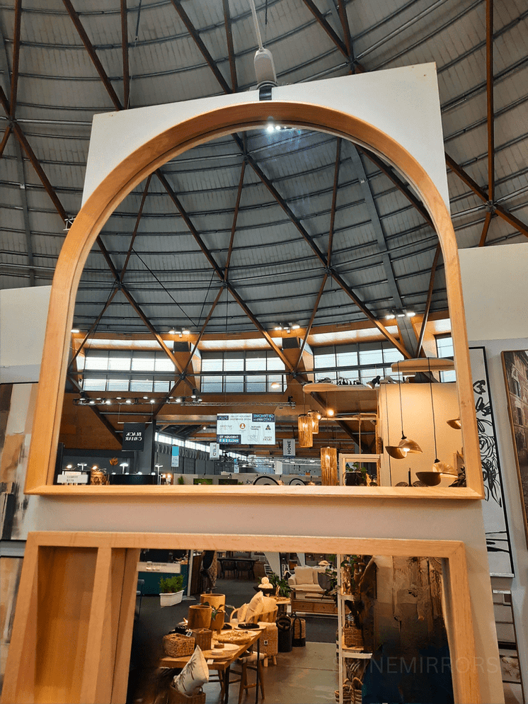 Aria Oak Arched Wall Mirror — SHINE MIRRORS AUSTRALIA