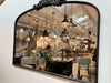 Augusta Black Arched Wall Mirror