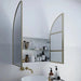 Austin White Arch Mirrored Cabinet