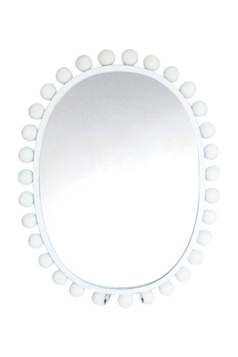 Belvedir White Oval Mirror