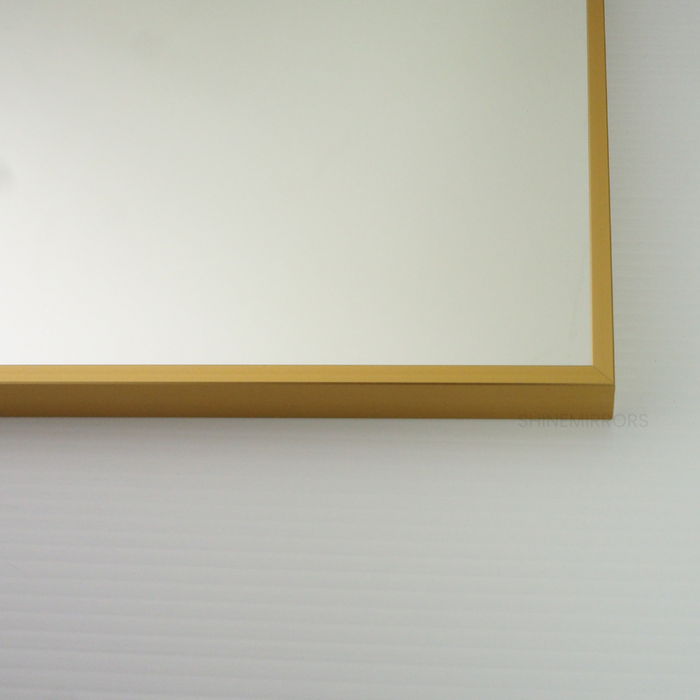 Margaux Rectangle Gold Framed Mirror