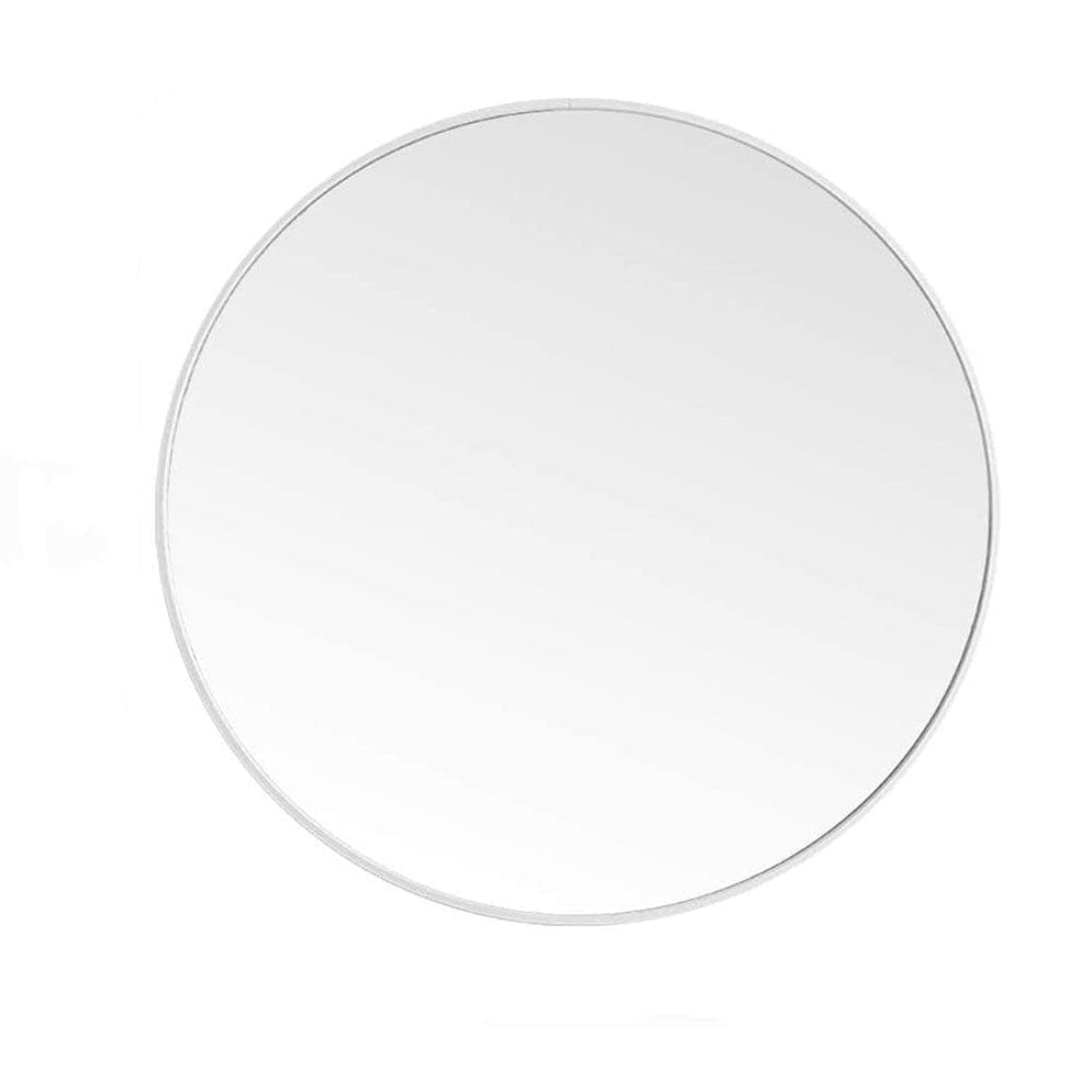 Bridie Round White Wall Mirror — SHINE MIRRORS AUSTRALIA