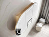 Bryson Natural Oak LED Frontlit Mirrored Bathroom Shaving Cabinet 3-Door
