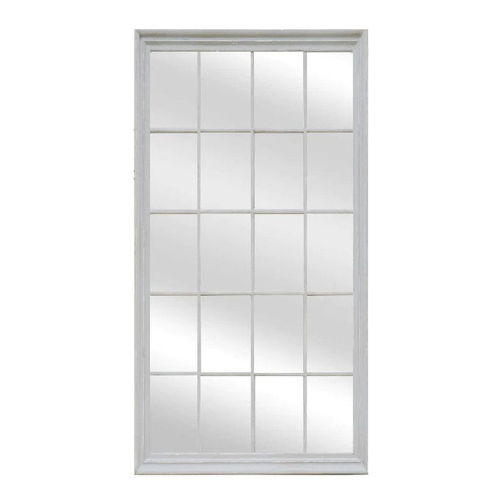 Carl Window White Full Length Mirror Extra Large — SHINE MIRRORS AUSTRALIA