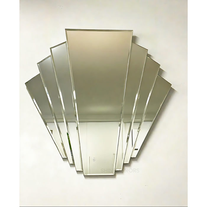 Carolyn Art Deco Wall Mirror