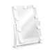 Cassius LED Standing White Makeup Mirror