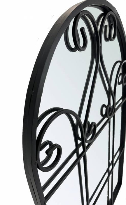 Chelo Black Arched Mirror