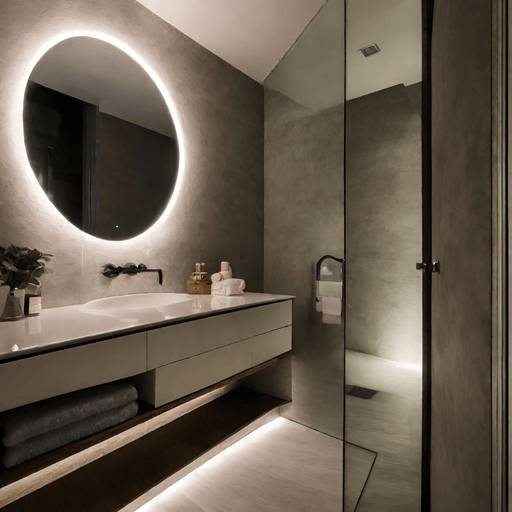 Colson Round Backlit LED Bathroom Mirror