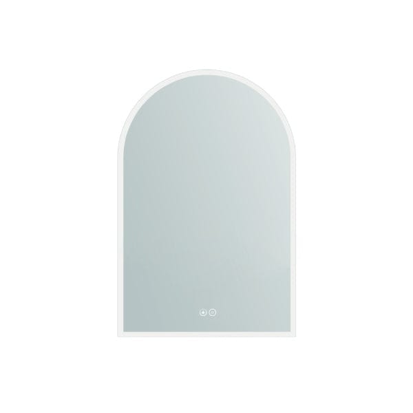Cooper Frameless Arched Frontlit LED Bathroom Mirror Large: 70cm W x 3.5cm D x 100cm H