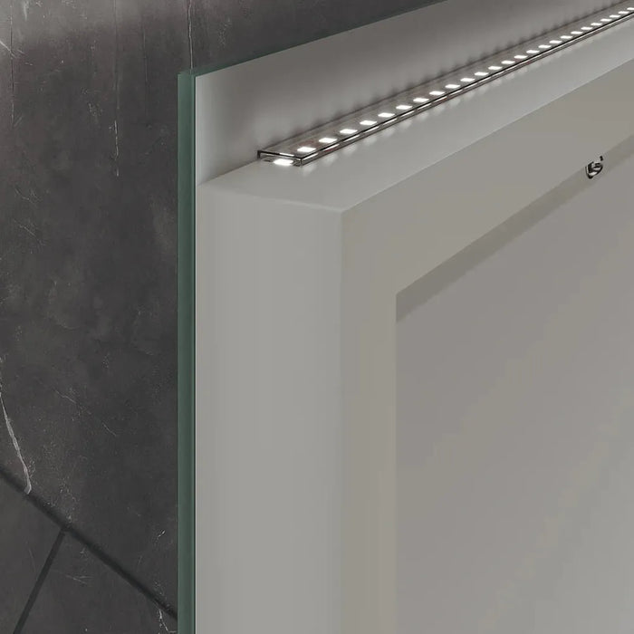 Arzen LED Bathroom Wall Mirror With Glass Shelf