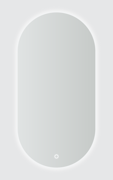 Dariel Pill Shaped Backlit LED Bathroom Mirror