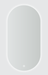 Dariel Pill Shaped Backlit LED Bathroom Mirror