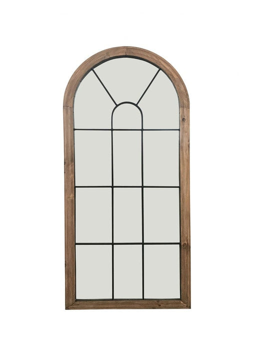 Demir Arched Wooden Mirror