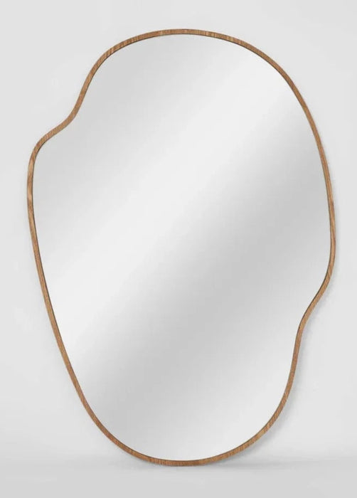 Dwayne Organic Oak Wall Mirror