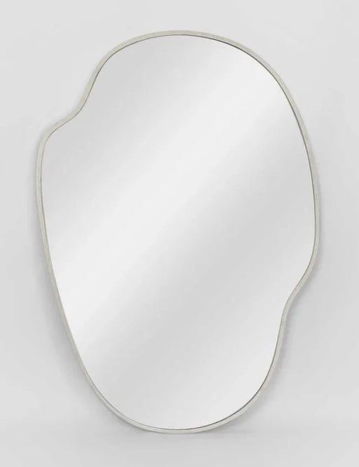 Dwayne Organic White Wall Mirror