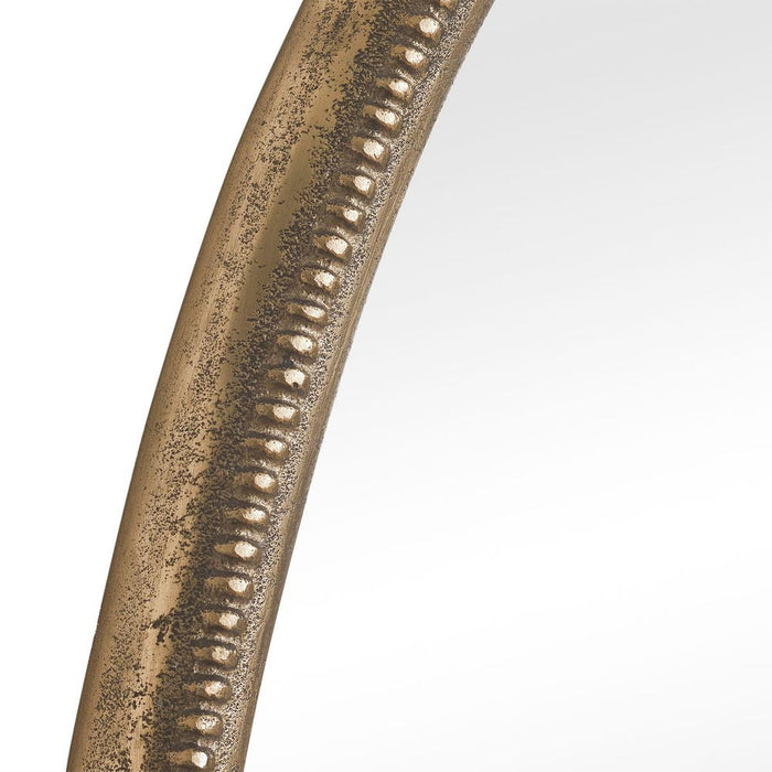 Uttermost Ellis Antique Brass Oval Mirror