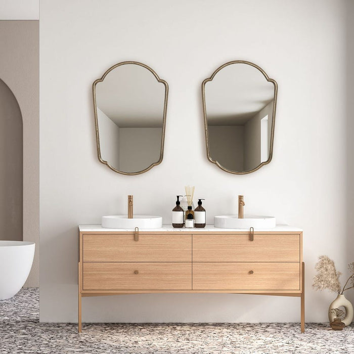 Uttermost Naomi Antique Brass Mirror