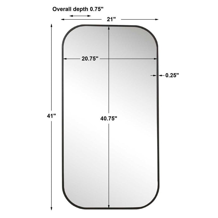 Uttermost Taft Mirror - Black