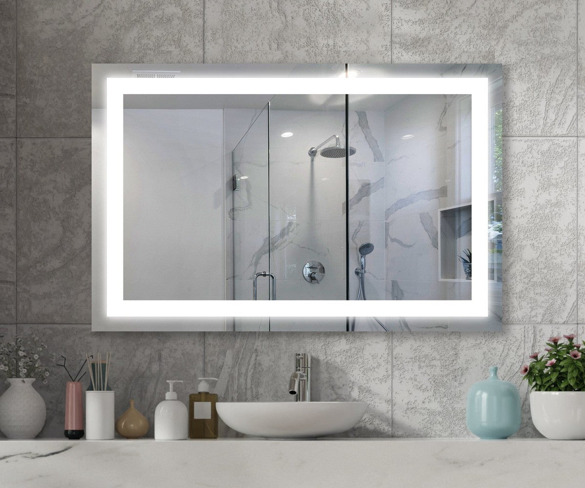 Edith Frontlit LED Light Bathroom Mirror — SHINE MIRRORS AUSTRALIA