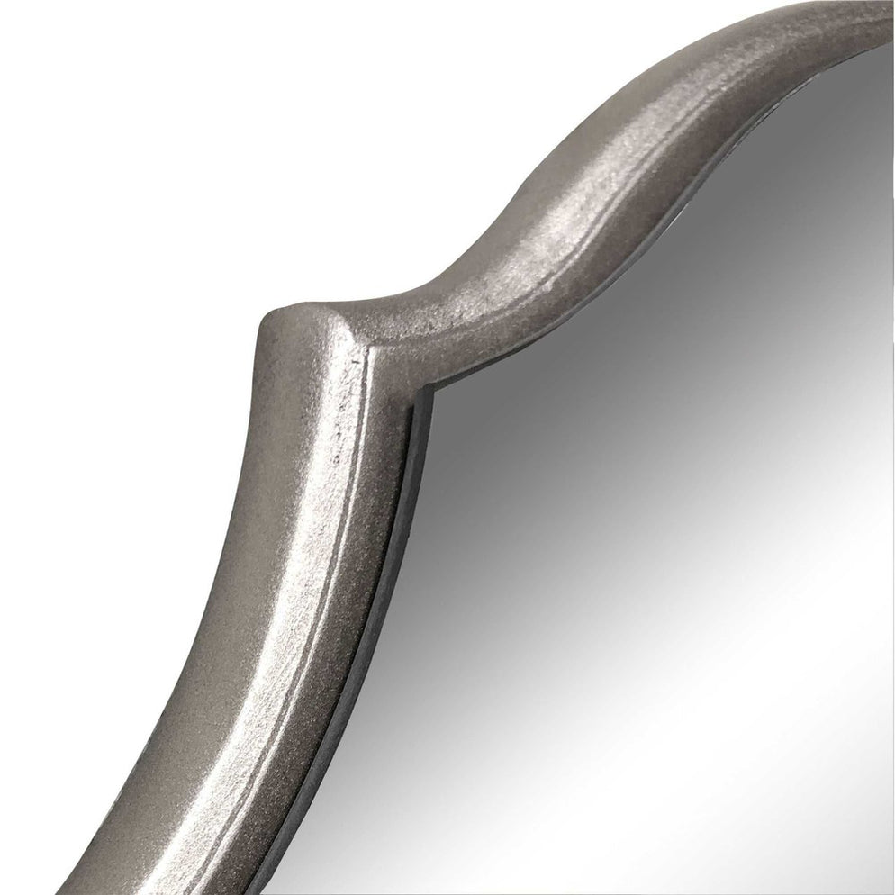 Elena Oval Silver Wall Mirror — SHINE MIRRORS AUSTRALIA
