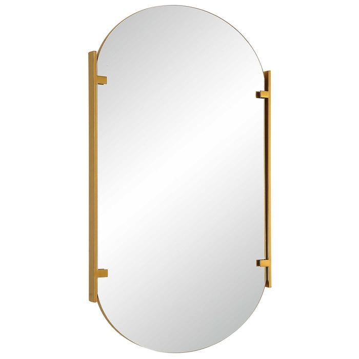 Eloisa Gold Pill Wall Mirror