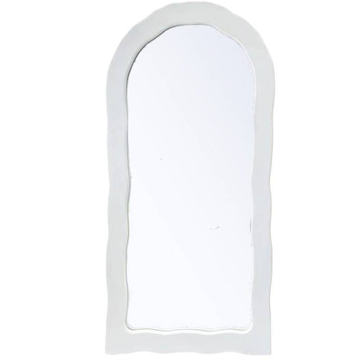 Elysian White Arched Wall Mirror