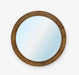 Claridel Wood Round Wall Mirror