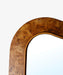 Claredel Burl Wood Arched Wall Mirror