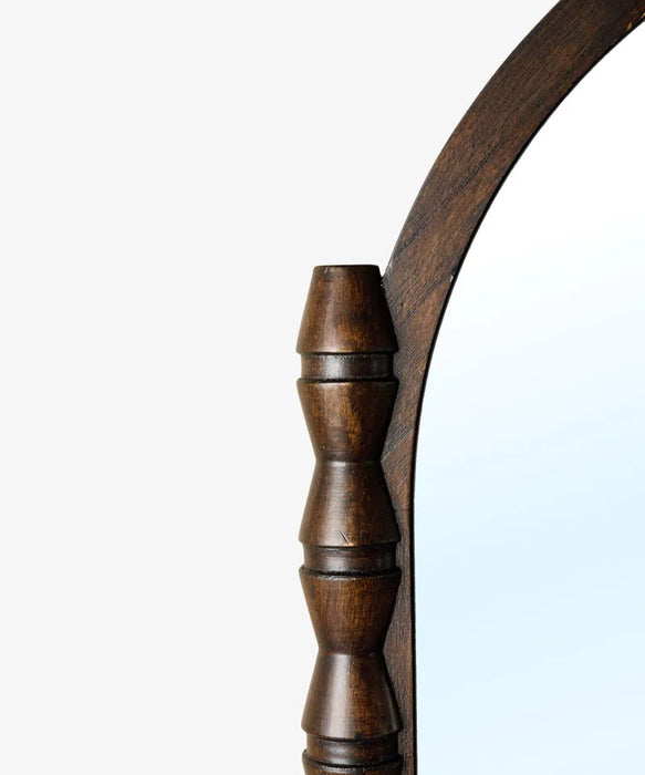 Claudine Arched Timber Wall Mirror