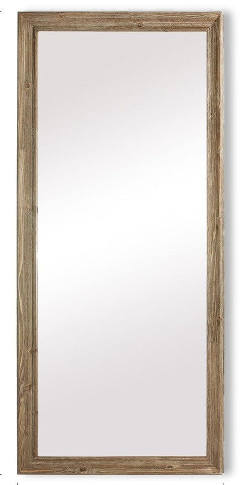 Fallon Antique Wood Natural Mirror