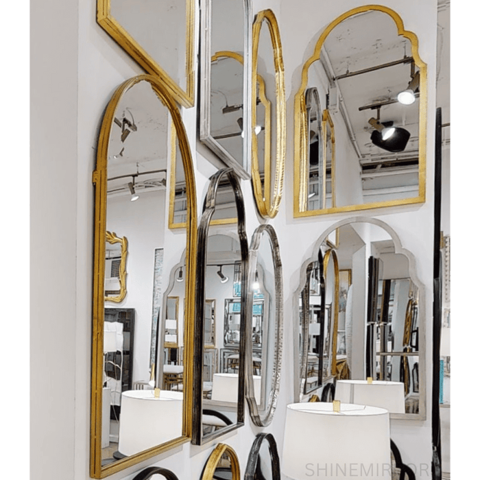 Hera Gold Arched Wall Mirror