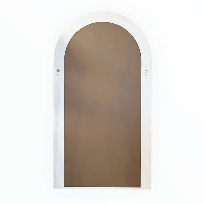 Simone Oak Wood Arched Wall Mirror