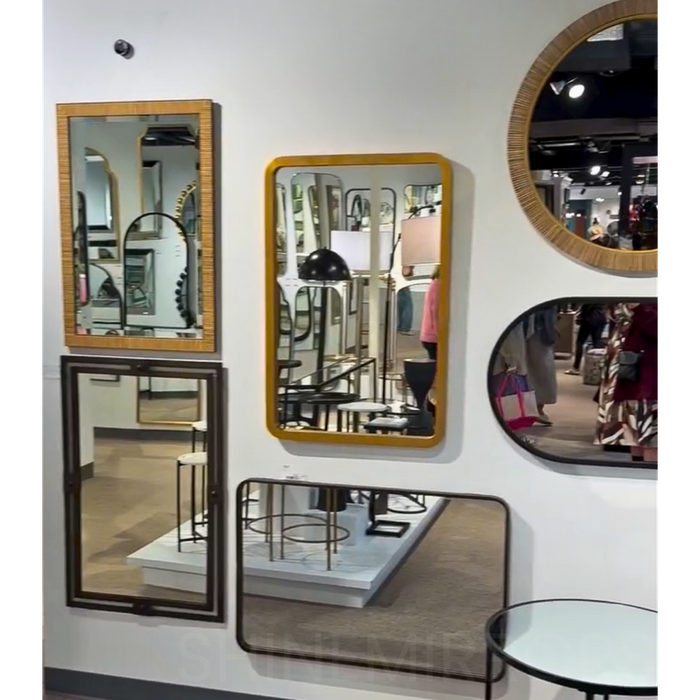 Anouk Gold Curved Edge Wall Mirror