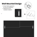 Walter Gold Framed Square Decorative Wall Mirror