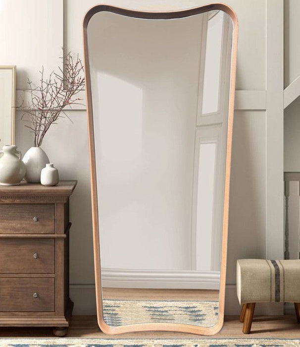 Julia Oak Full Length Wall Mirror — SHINE MIRRORS AUSTRALIA