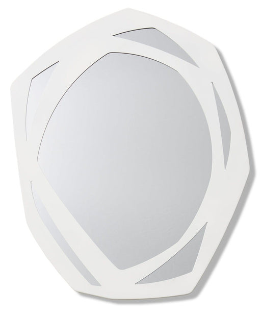 Kash White Wall Mirror