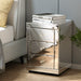 Kenia Mirrored Bedside Tables Set of 2
