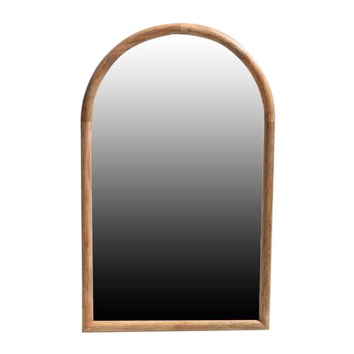 Lancy Arched Natural Mirror 75cm x 120cm