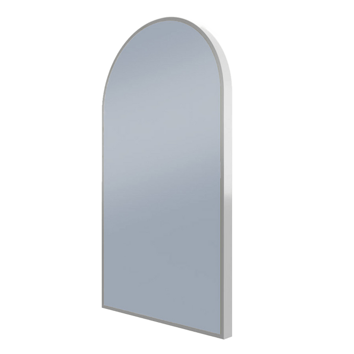 Langston Backlit LED Arched Mirror Brushed Nickel / No demister
